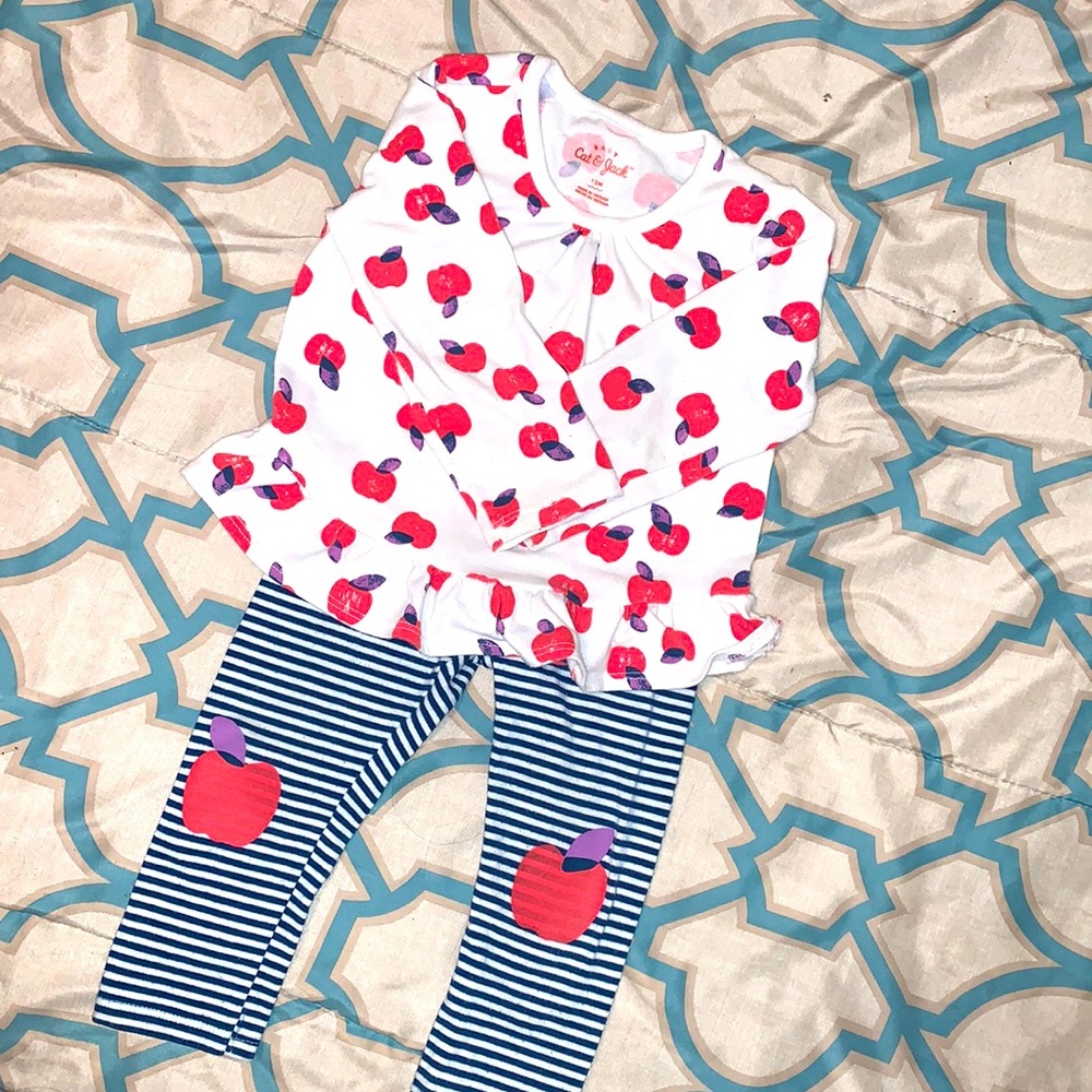 Two piece girls outfit, 12 Month.